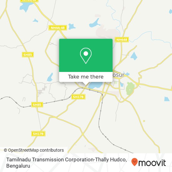 Tamilnadu Transmission Corporation-Thally Hudco map