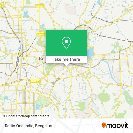 Radio One India map