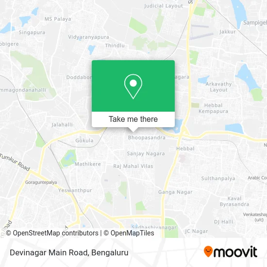 Devinagar Main Road map