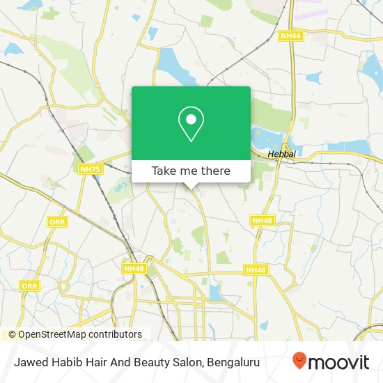 Jawed Habib Hair And Beauty Salon map