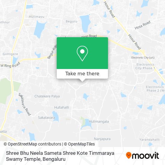 Shree Bhu Neela Sameta Shree Kote Timmaraya Swamy Temple map