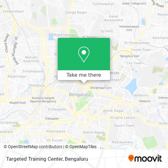 Targeted Training Center map