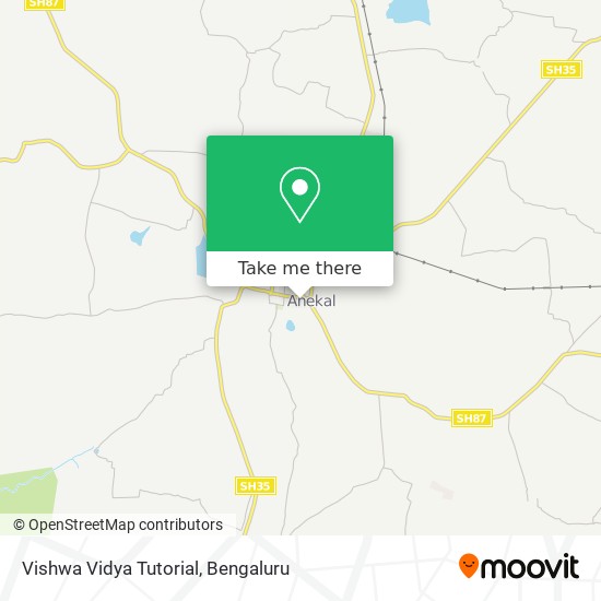 Vishwa Vidya Tutorial map