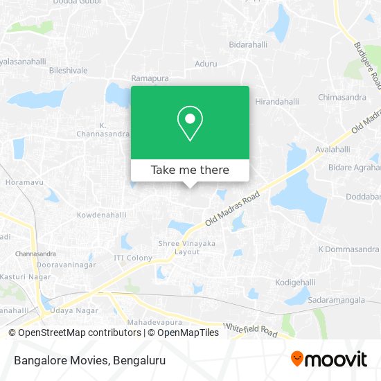 Bangalore Movies map