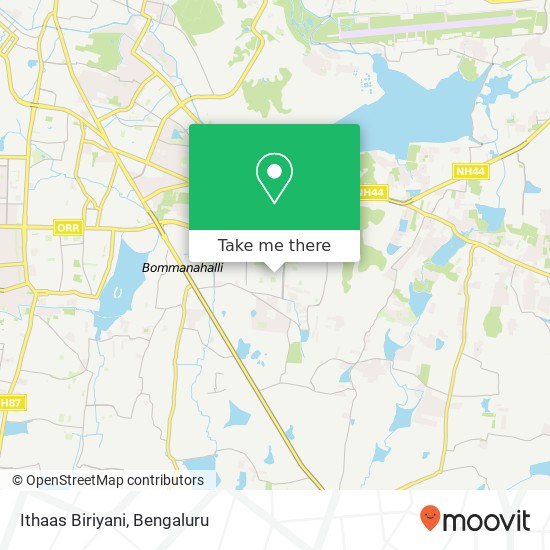Ithaas Biriyani map