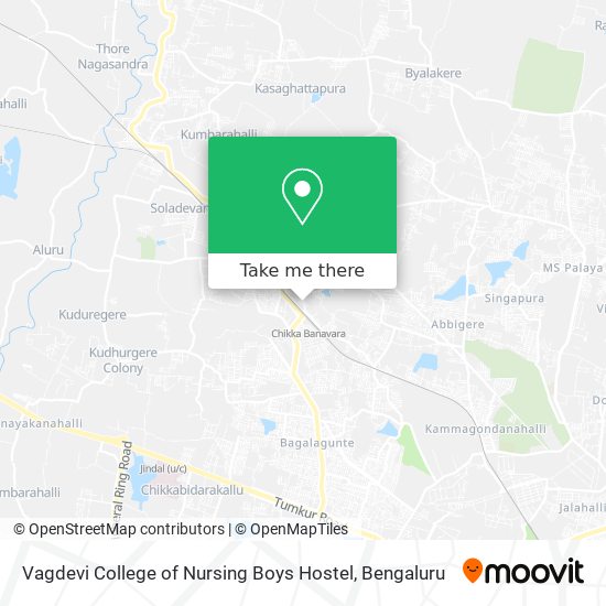 Vagdevi College of Nursing Boys Hostel map