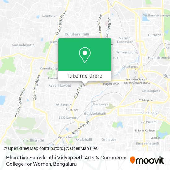 Bharatiya Samskruthi Vidyapeeth Arts & Commerce College for Women map