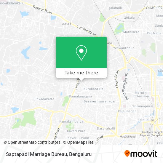 Saptapadi Marriage Bureau map