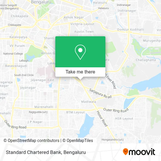 Standard Chartered Bank map