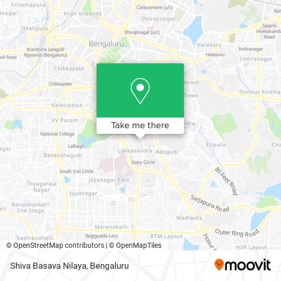 Shiva Basava Nilaya map