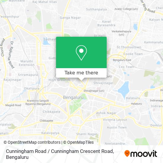 Cunningham Road / Cunningham Crescent Road map