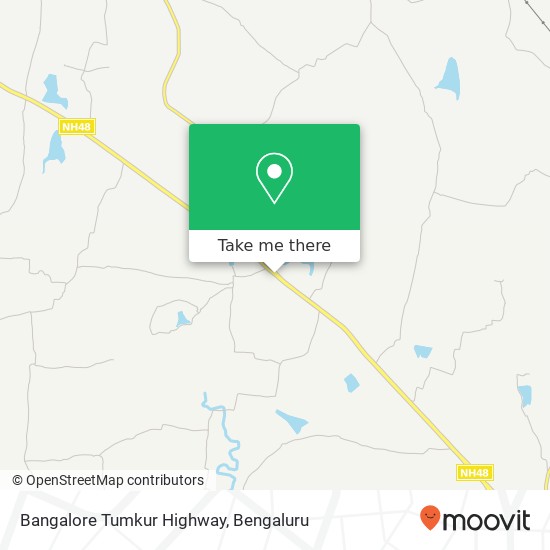 Bangalore Tumkur Highway map