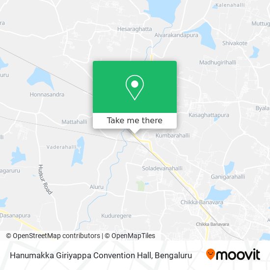 Hanumakka Giriyappa Convention Hall map
