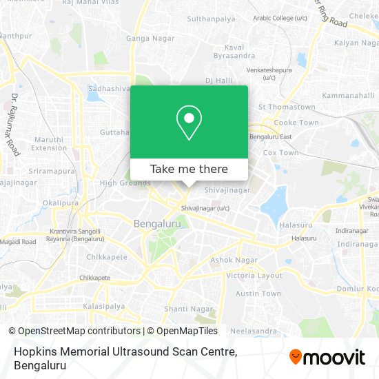 Hopkins Memorial Ultrasound Scan Centre map