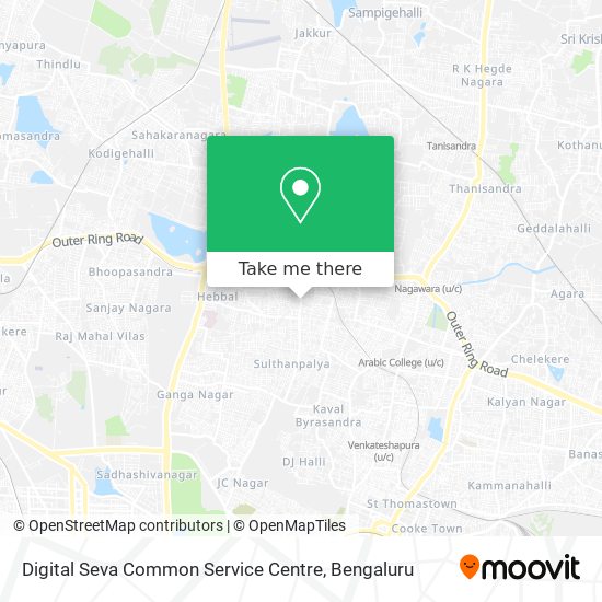 Digital Seva Common Service Centre map