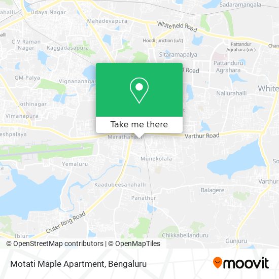 Motati Maple Apartment map