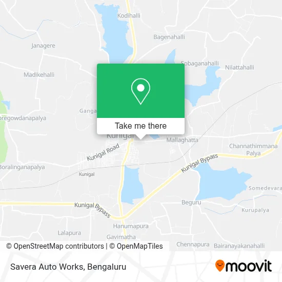 Savera Auto Works map