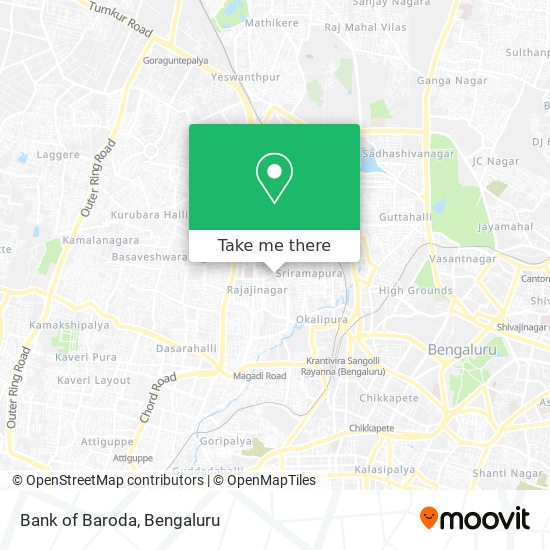 Bank of Baroda map