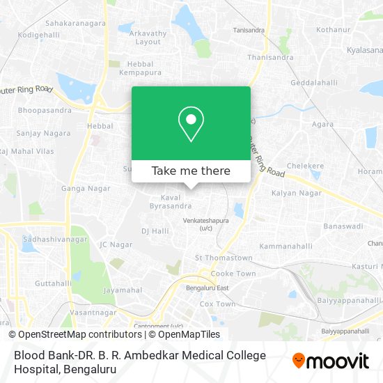 Blood Bank-DR. B. R. Ambedkar Medical College Hospital map