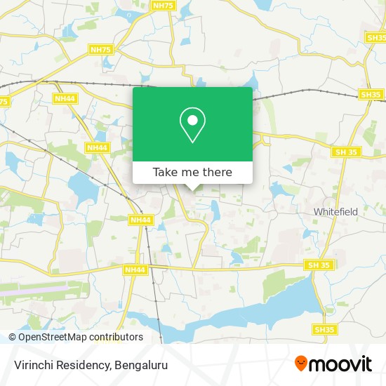 Virinchi Residency map
