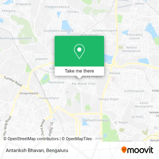 Antariksh Bhavan map