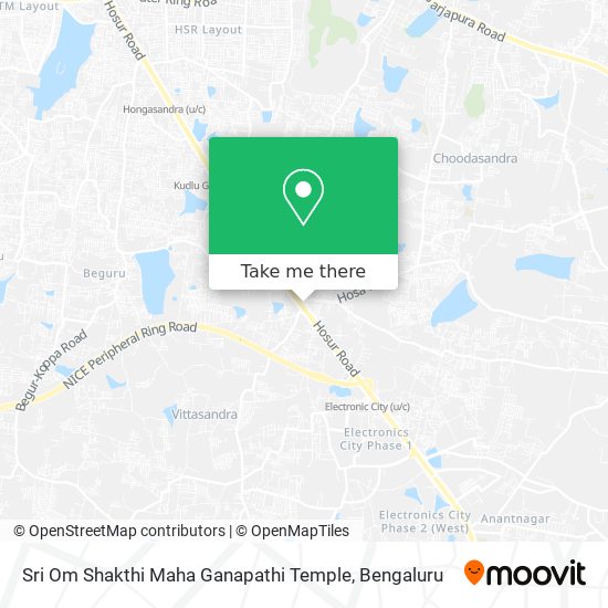 Sri Om Shakthi Maha Ganapathi Temple map