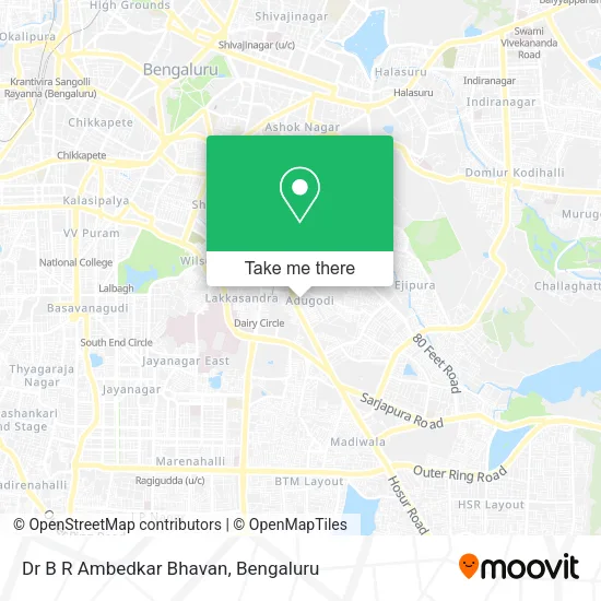 Dr B R Ambedkar Bhavan map