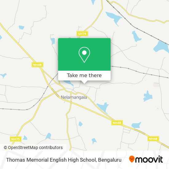 Thomas Memorial English High School map