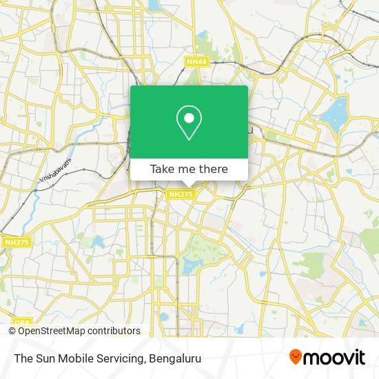 The Sun Mobile Servicing map