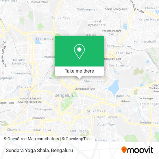 Sundara Yoga Shala map