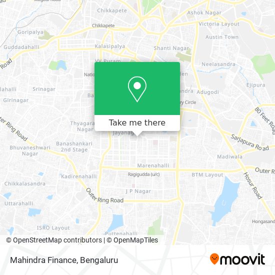 Mahindra Finance map
