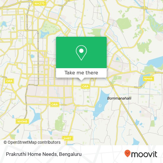 Prakruthi Home Needs map