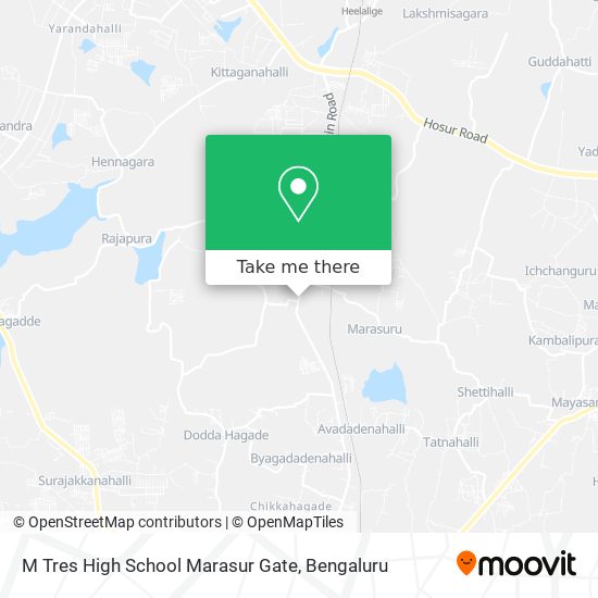 M Tres High School Marasur Gate map