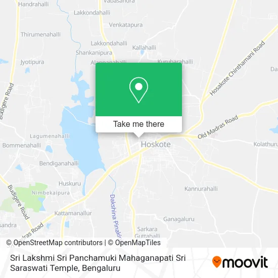 Sri Lakshmi Sri Panchamuki Mahaganapati Sri Saraswati Temple map