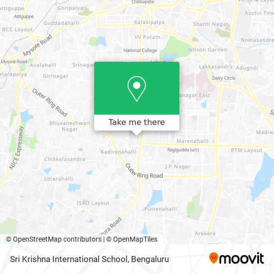 Sri Krishna International School map