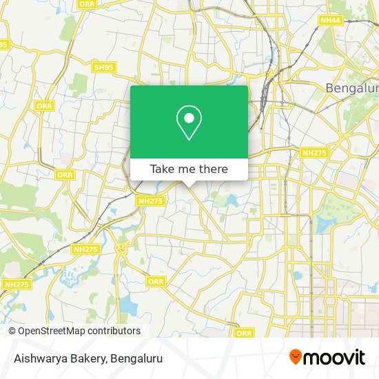 Aishwarya Bakery map