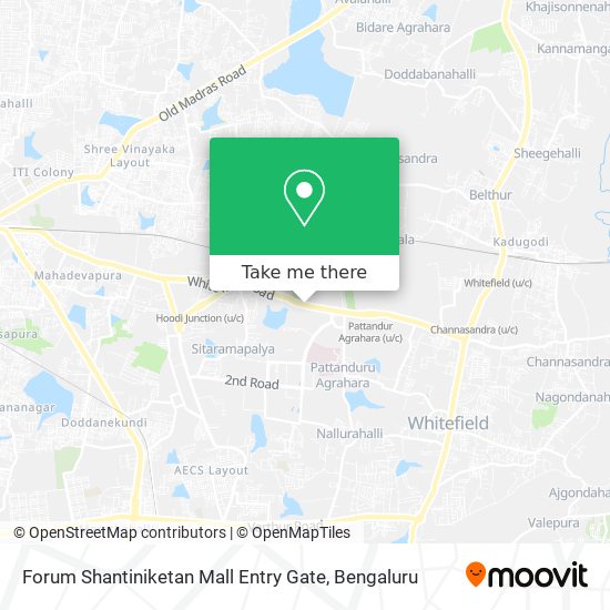 Forum Shantiniketan Mall Entry Gate map