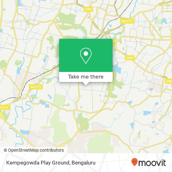 Kempegowda Play Ground map
