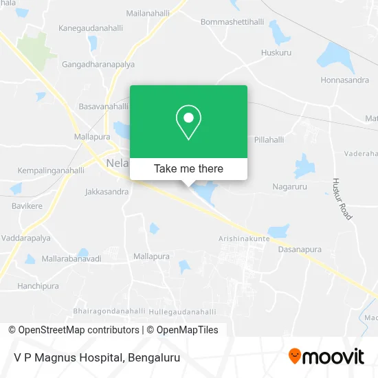 V P Magnus Hospital map