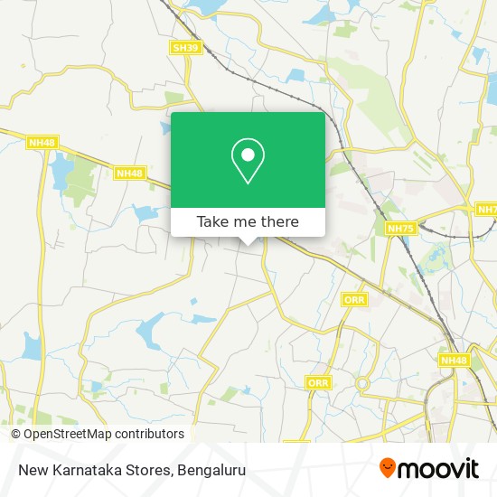 New Karnataka Stores map