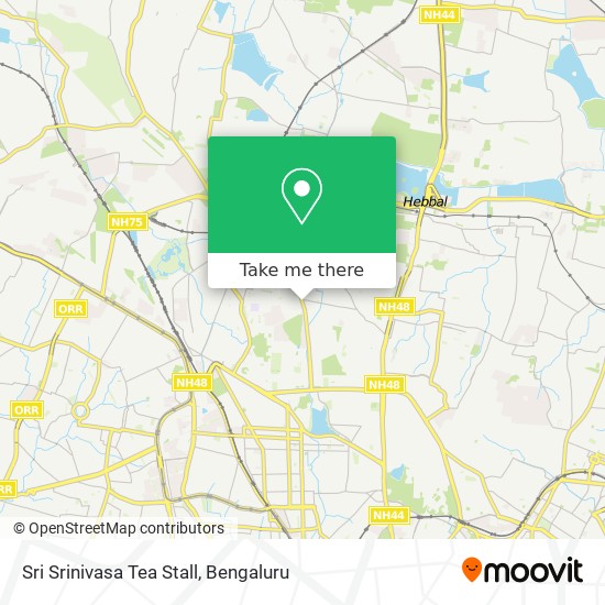 Sri Srinivasa Tea Stall map