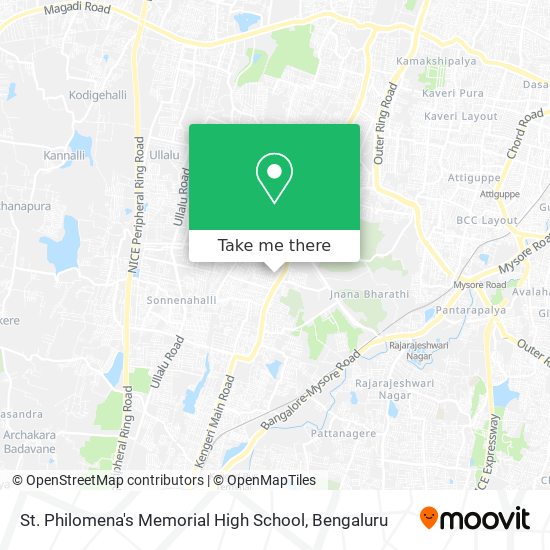 St. Philomena's Memorial High School map