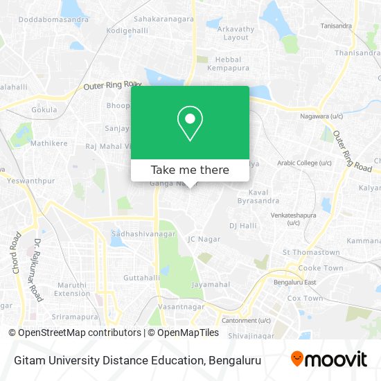 Gitam University Distance Education map
