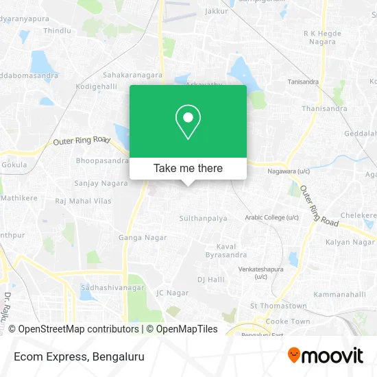 Ecom Express map