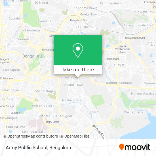 Army Public School map