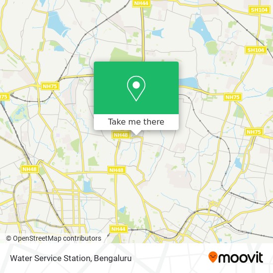 Water Service Station map