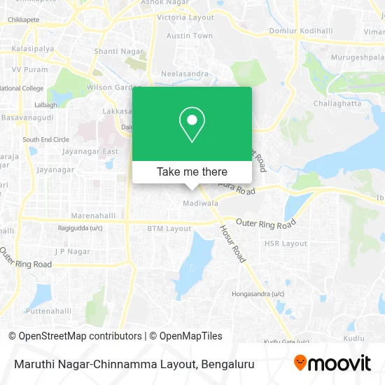 Maruthi Nagar-Chinnamma Layout map