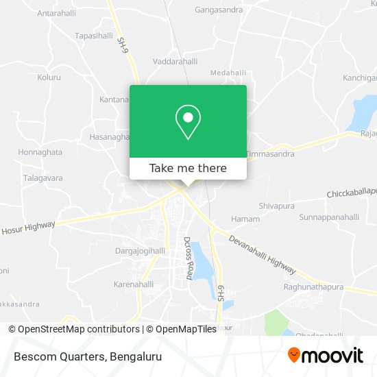 Bescom Quarters map