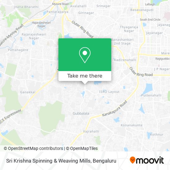 Sri Krishna Spinning & Weaving Mills map