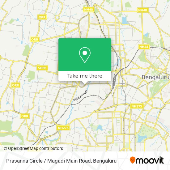 Prasanna Circle / Magadi Main Road map